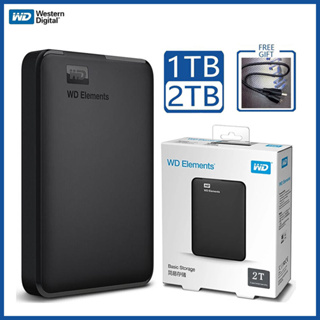 ฮาร์ดไดรฟ์ภายนอก WD 2TB USB3.0 แบบพกพา คุณภาพสูง