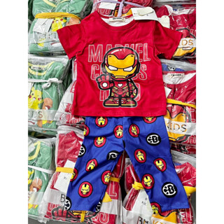 🌷 ชุดเซ็ตเด็กชาย ป้าย BB Kids เสื้อแขนสั้น-กางเกง 5 ส่วน ผ้าเด้ง นิ่ม ลื่น ใส่เย็นสบาย ชุดเด็กชาย เสื้อผ้าเด็กชาย