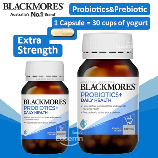 Blackmores Probiotics+ Daily Health 90 Capsules โปรไบโอติกและพรีไบโอติก สนับสนุนสุขภาพลำไส้