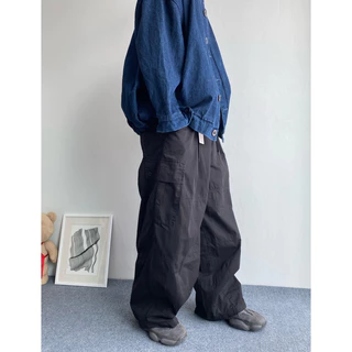 [ พร้อมส่ง ] Yuito Balloon Pants กางเกงทรงบอลลูน กระบอกใหญ่