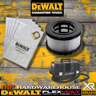 DEWALT ที่กรองเครื่องดูดฝุ่น,ถุงดักฝุ่น,ถุงกรองฝุ่น HEPA (1ชิ้น) DCV5861,DCV9402