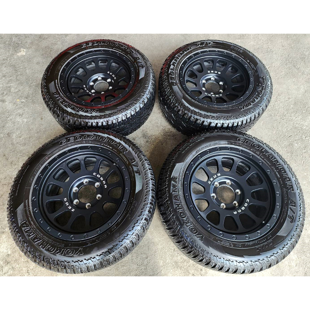 🔴 ล้อ #ซุส Zeus Cobra + ยาง Yokohama Geolandar A/T G015 265/60R18 ปลายปี 22