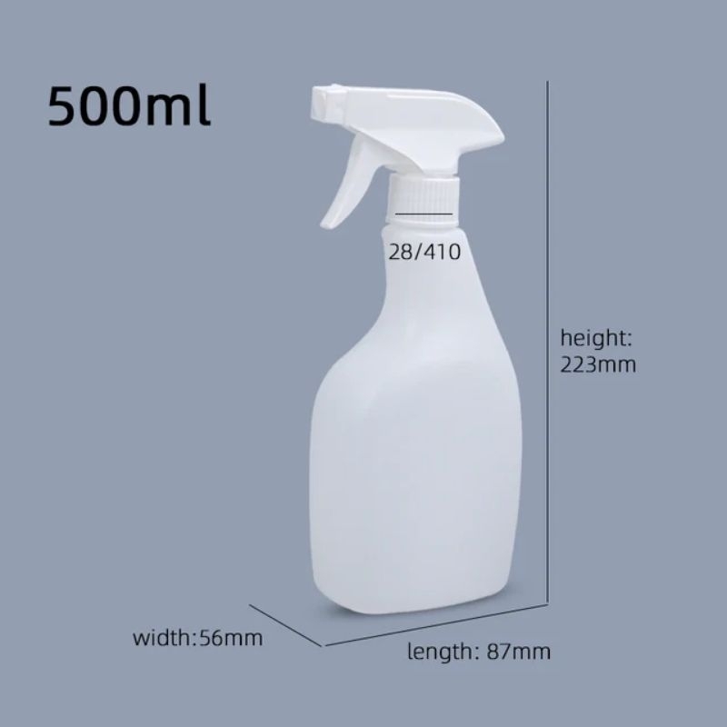 Spray Bottle ฟ็อคกี้ ขวดfoggy สเปรย์ สีใส เห็นสีน้ำยา พลาสติก ใส่สารเคมีได้ มิลนิมอล  500ml