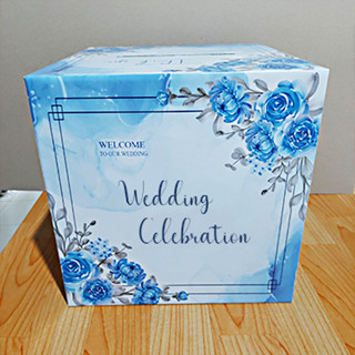 กล่องใส่ซองWeddingBox ขนาด29x29x29cmพร้อมส่ง