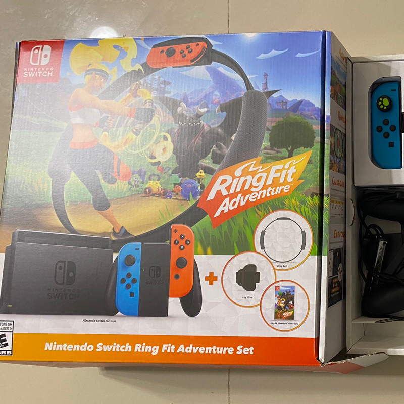 [มือสอง] Nintendo Switch Console Ring Fit Adventure bundle Set เครื่องเล่นนินเทนโดสวิทช์ ชุดบันเดิล Ring fit Adventure