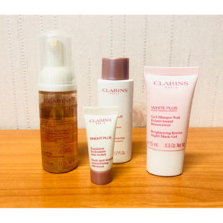 Clarins White Plus Brightening Travel set สูตรผิวกระจ่างใส ของแท้ 100% ป้ายไทย