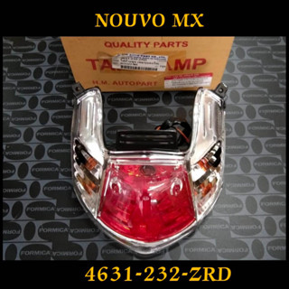 ไฟท้าย นูโว NOUVO MX (2 ตา ) ทั้งชุด เพชร  แดง/ใส 4631-232-ZRD