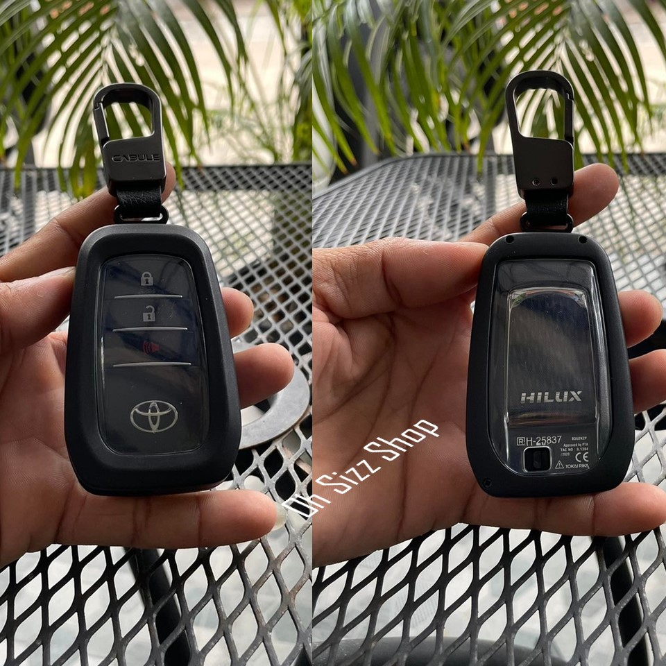 เคสโลหะอัลลอยรีโมทรถ Toyota Fortuner Legender 2026 แบบ 2 ชั้น รุ่นถอดกุญแจรีโมทเพื่อเข้าเกียร์ว่าง Double-Layer Metal
