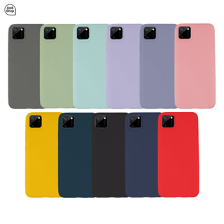 เคส Realme C11 2020 เคสซิลิโคน กันกล้อง สีพาสเทล TPU หนา