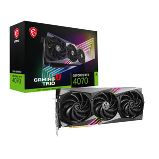 VGA(การ์ดจอแสดงผล) MSI RTX 4070 GAMING X TRIO 12G WARRANTY 3Y