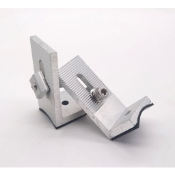 L Feet 80 mm ตัวยึดรางโซลาร์เซลล์ หลังคาเมทัลชีท