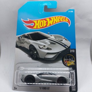 รถเหล็ก Hotwheels 17 FORD GT สีบรอนด์ (ib26)