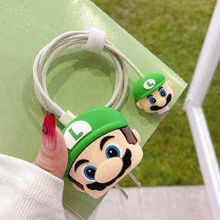 【ส่งจากไทย 114ลาย ไม่มีสาย】เคสมาใหม่ สำหรับ ไอโฟน Apple Power Adapter 18W/20W สายชาร์จ ลายการ์ตูนน่ารัก Cable Bite