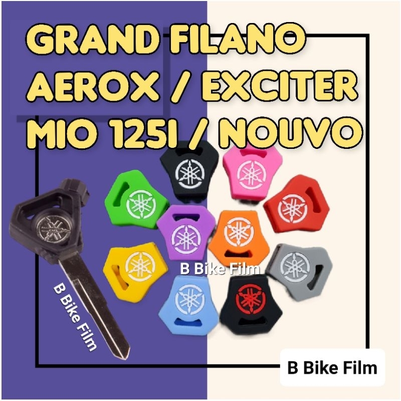 ซิลิโคนกุญแจ Aerox//Mio//Exciter//Grand filano 2023 ตัวกุญแจ