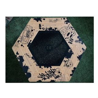 Fire Side Table Hipster Graffiti M Size