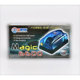 ปั๊มลมอ๊อกชิเจนตู้ปลา 1 ทาง Magic 6600(เหมาะสำหรับตู้ปลาหรืออ่างเล็ก)