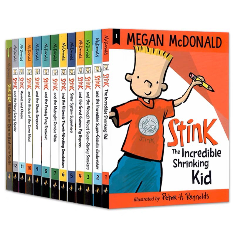 Stink Moody Series of 1-13 Volumes Chapter Bridge Novel ,Judy Moody Little Brother ,The Incredible Shrinking Kid