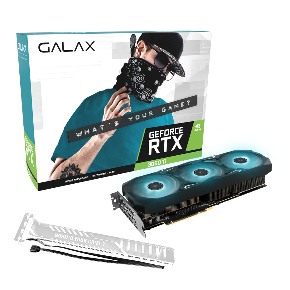 VGA (การ์ดแสดงผล) GALAX GeForce RTX 3060 Ti GDDR6X SG 1-Click OC Plus 8GB GDDR6X ประกัน 3 ปี