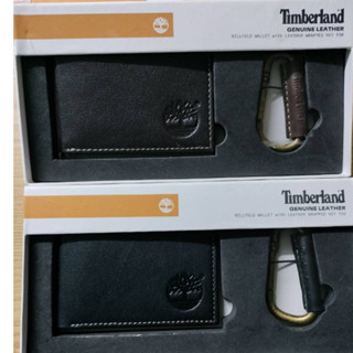 กระเป๋าสตางค์ชาย Timberland ((ทิมเบอร์แลนด์)) พร้อมที่คล้องกุญแจ เซตกล่อง ของแท้ 100%