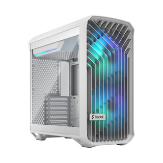 Fractal Design Torrent Compact RGB White Tempered Glass Clear Tint ATX Case (FD-C-TOR1C-05)