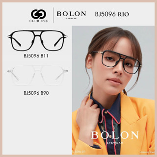 BOLON กรอบแว่นตา โบลอน รุ่น RIO BJ5096 ทรงนักบิน Aviator ของแท้ มีประกัน [SS22]