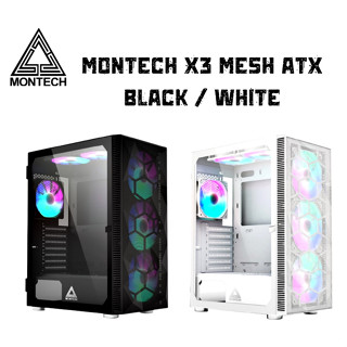 CASE (เคสเกมมิ่ง) MONTECH X3 MESH Lighting RGB ,Tempered Glass