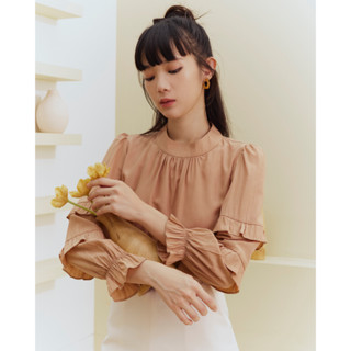 VICTORIA RUFFLE TOP - STILL. by Stilista เสื้อแขนระบาย