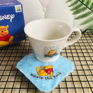 แก้วกาแฟเซรามิคญี่ปุ่น Disney Japan ลายหมีพูห์ Pooh มือสอง