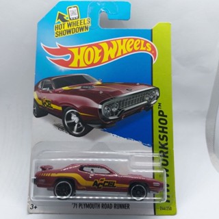 รถเหล็ก Hotwheels 71 PLYMOUTH ROAD RUNNER (ib18)