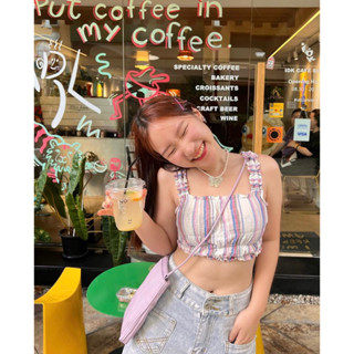 เสื้อสายเดี่ยวสีสันน่ารัก