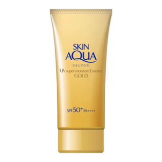 [ถูกสุด] Rohto Skin Aqua UV Super Moisture Essence Gold 80g SPF50+ PA++++