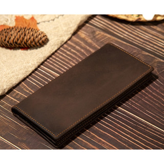 กระเป๋าสตางค์ใบยาวหนังวัวแท้ ใบยาวคลาสสิค Leatherbag PP01