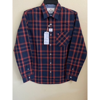 John Henry เสื้อเชิ้ตผู้ชาย cotton100% ผ้านิ่มใส่สบาย ทรงslim ราคาป้าย 1790 บาท