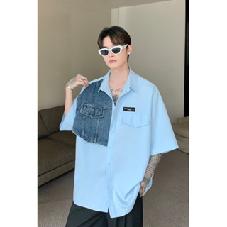 PAPA.XQ HYPE BOY SHIRT ✨🔥(New! เสื้อเชิ้ตแขนสั้น เข้าใหม่ พร้อมส่ง🛒✨)