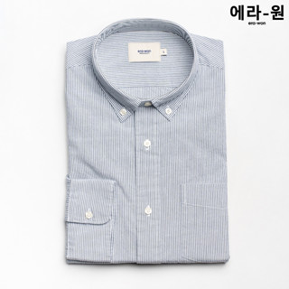 era-won เสื้อเชิ้ต ทรงปกติ Dress Shirt Oxford  แขนยาว สี Star Pencil