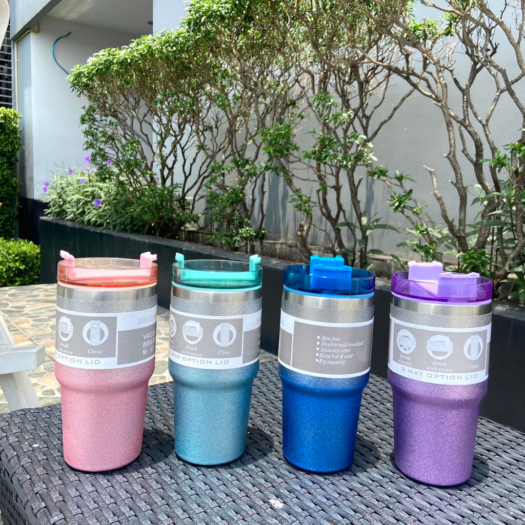 VACUUM 20oz 30oz แก้วเก็บความเย็น เเก้วเก็บความร้อน แก้วน้ำ สแตนเลสแท้ รับประกันไอน้ำไม่เกาะแก้ว ขนาด 30ออนซ์ 20ออนซ์