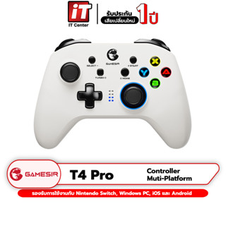 (รับประกันสินค้า 1 ปี) GameSir T4 Pro Bluetooth 2.4 GHz Wireless Game Controller คอนโทรลเลอร์ไร้สาย จอยเกมส์