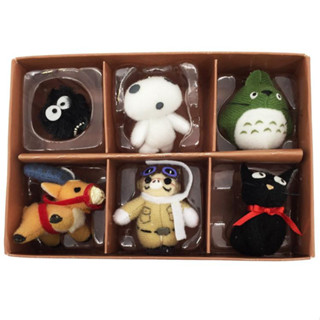 Set พวงกุญแจตุ๊กตา Plush Mascot Key Chain Set Studio Ghibli Collection My Neighbor Totoro B ลาย Totoro