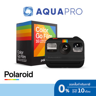 Polaroid Go (Black) + Polaroid Go Color Film Double Pack Instant Film Black ประกันศูนย์ไทย