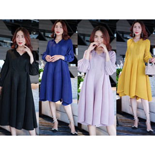 ชุดเดรสพลีท มี 8 สี🌀pleated deess