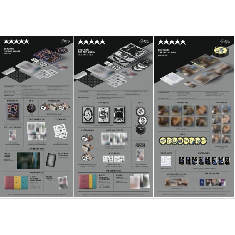 (PRE-ORDER) STRAYKIDS ★★★★★ 5STAR ALBUM