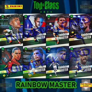 PANINI TOP CLASS 2023: RAINBOW MASTER การ์ดสะสมฟุตบอล Football Trading Card