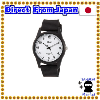 【Direct From Japan】 [Citizen Q &amp; Q] Watch Analog Waterproof Urethane Belt VS40-001 Mens White