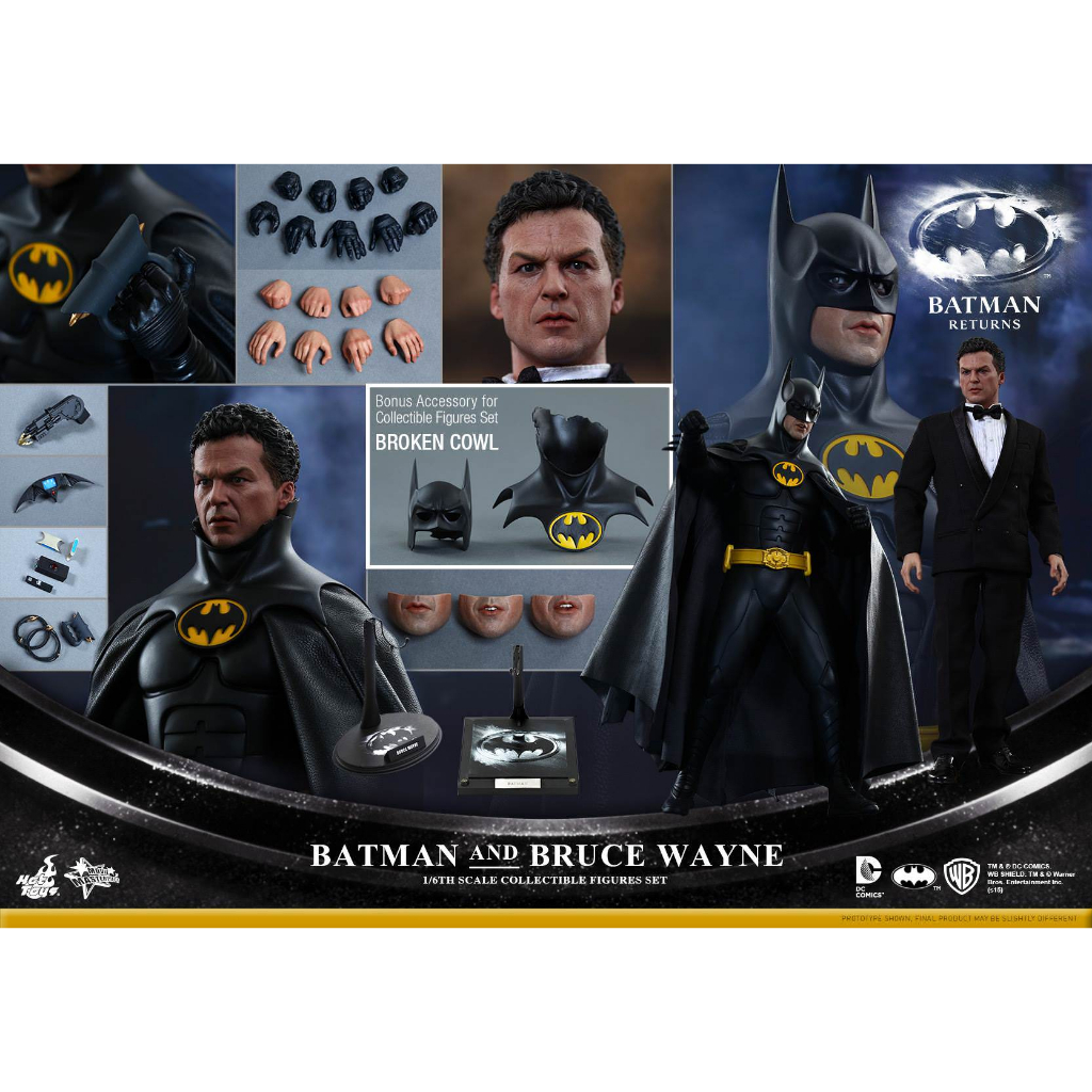 Hot Toys MMS294 Batman &amp; Bruce Wayne - Batman Returns (1992) มือสองสภาพดี