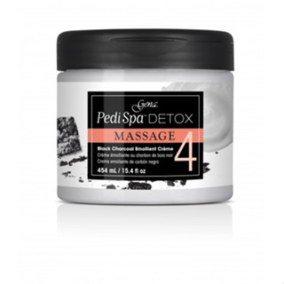 สปาชาโคล Gena Pedi Spa Detox Charcoal Crème : ชาร์โคล โลชั่นบำรุง - 15.4 oz. ของแท้!