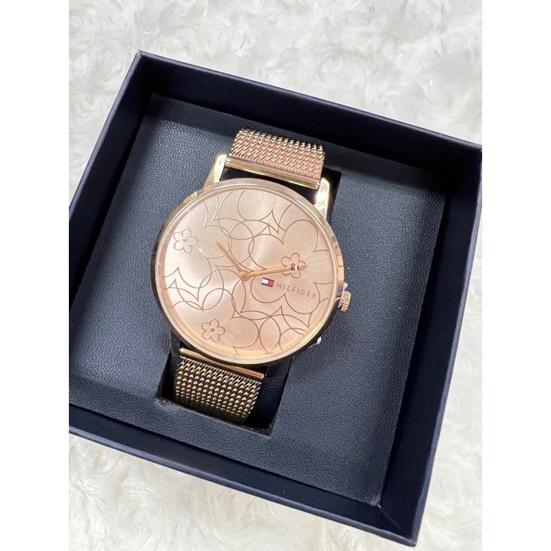 TOMMY HILFIGER นาฬิกาผู้หญิง สายถัก