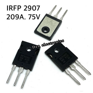 IRFP2907 Power MOSFET N-Chanal 209A 75V  TO-247 มอสเฟต ราคา1ตัว