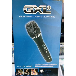 Microphone GXL ไมโครโฟน ร้องเพลง คาราโอเกะ GL-99NB (ฺBlack)