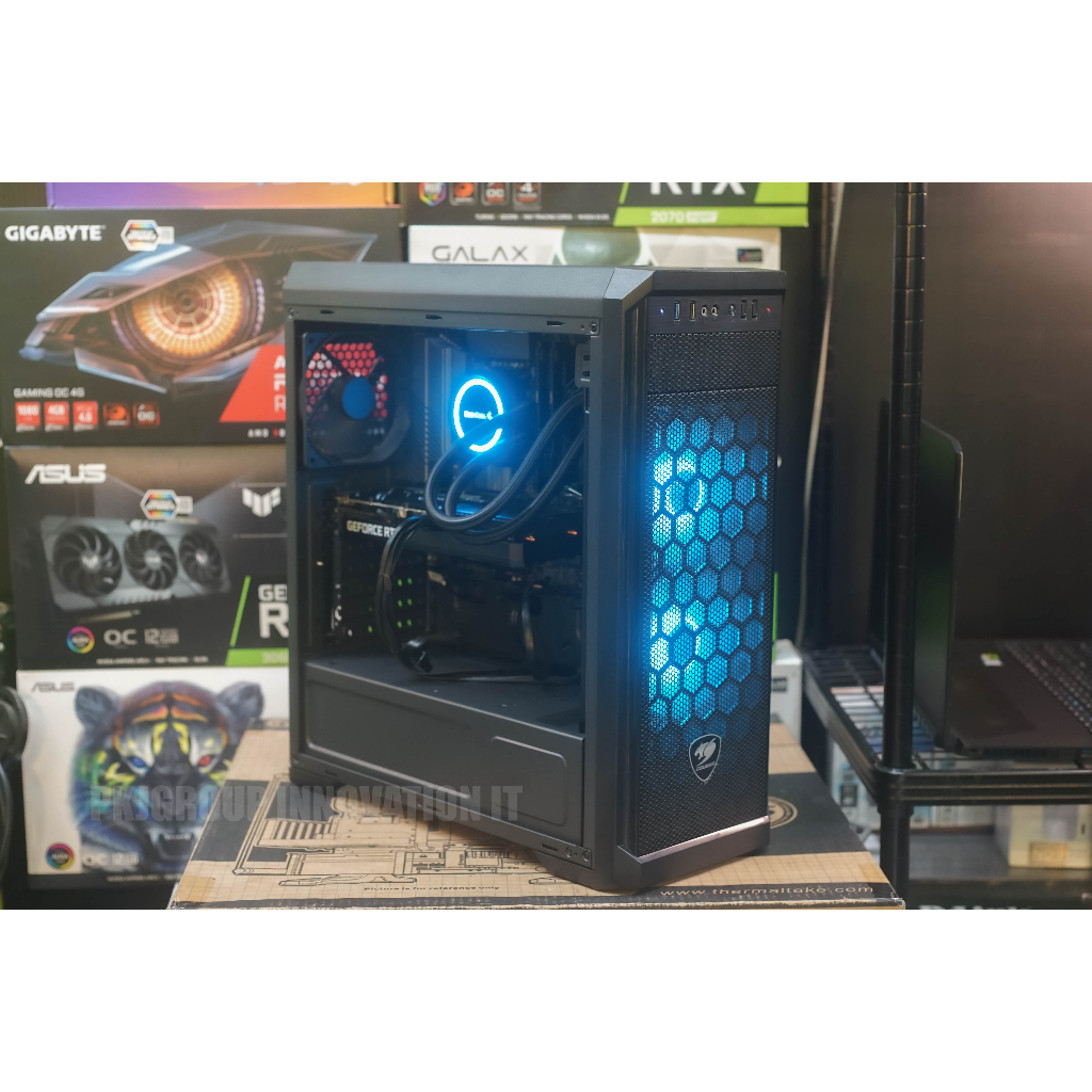 คอมเล่นเกม มือสอง Cougar i7-12700F RAM 16 GB SSD 1 TB RTX3060
