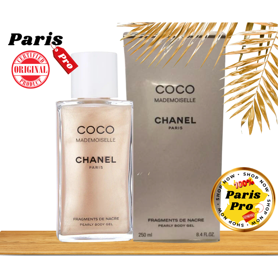 เจลทาผิวประกายมุก Chanel Coco Mademoiselle Peary Body Gel 250 ml เพื่อผิวโกล์วดูสุขภาพดี จากฝรั่งเศส